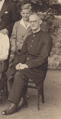 Friedrich Kaiser im Kreis seiner Familie